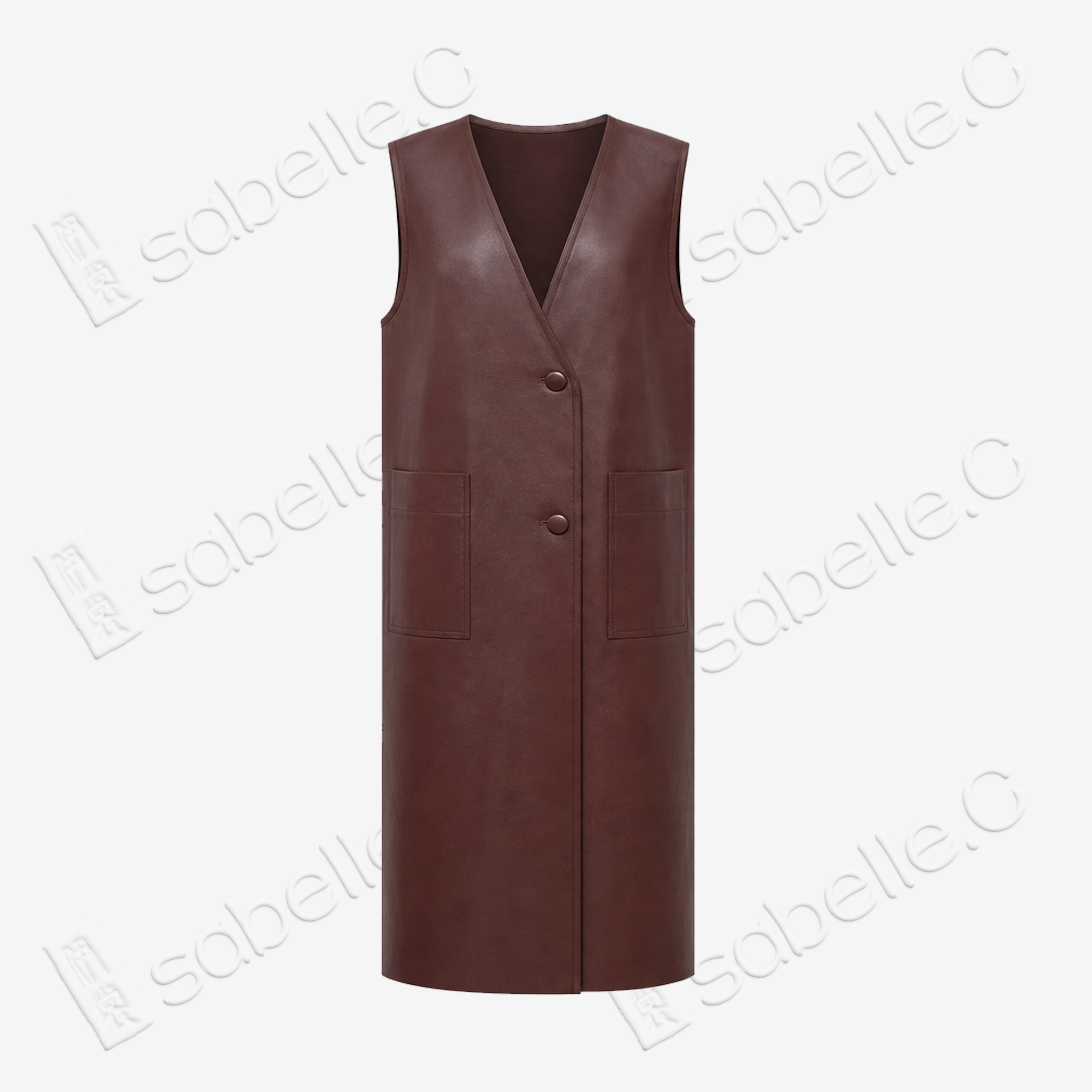 Gambiered Canton Silk Dress - 紅雲紗連衣裙