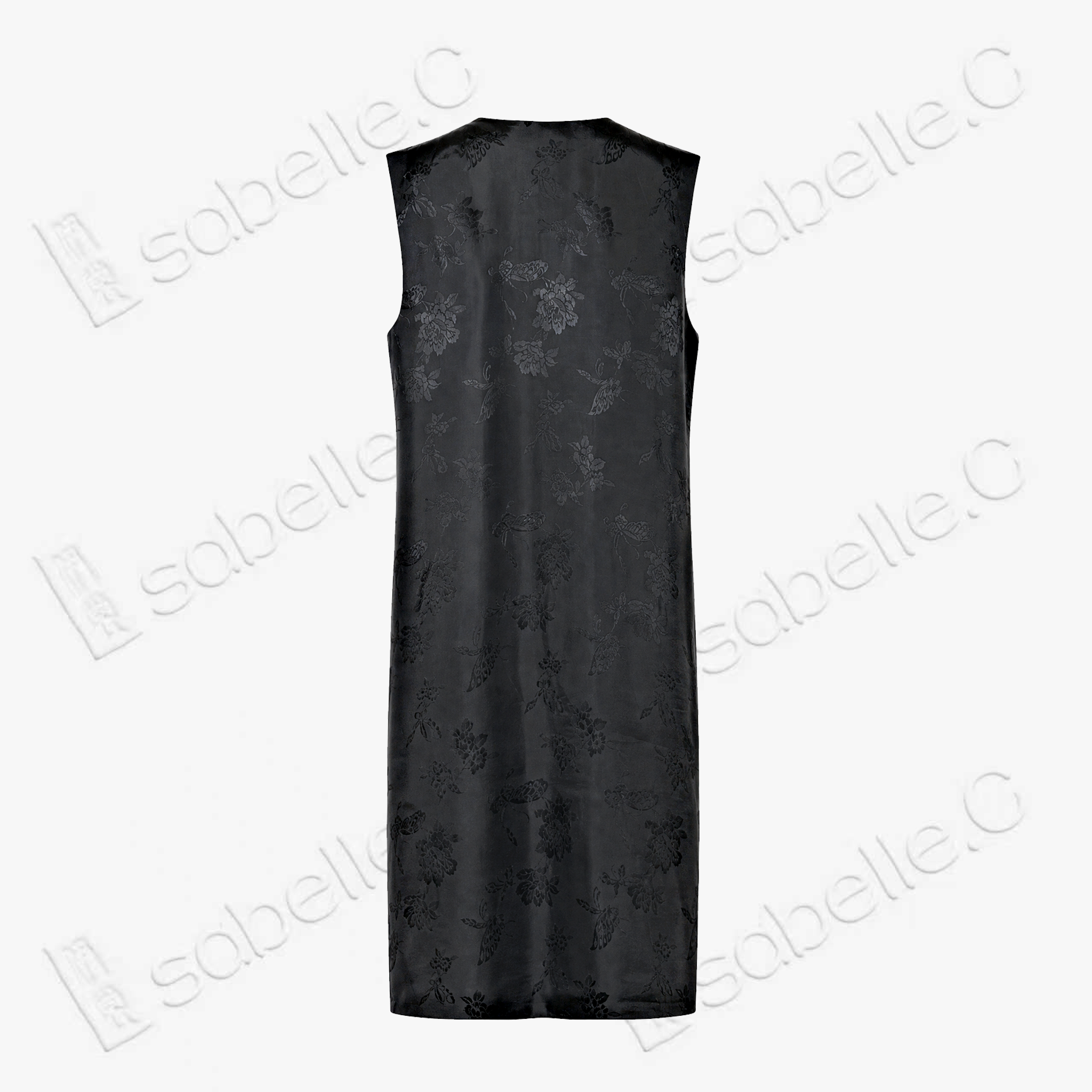 Antique Silk Long Tunic - 「百納萬花」古董真絲長裙