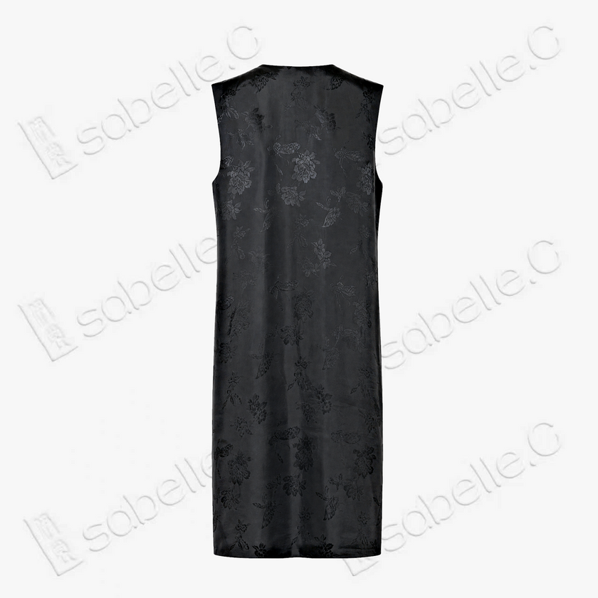 Antique Silk Long Tunic - 「百納萬花」古董真絲長裙