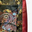 Antique Silk Patchwork Dress - 「玄緋百鳥」古董真絲拼接長裙