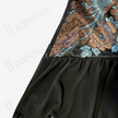 Vintage Silk Embroidered Dress - 「玄綢錦雀」古董真絲刺繡長裙