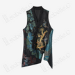 Vintage Silk Vest - 「玄金御麟」古董真絲馬甲