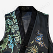 Vintage Silk Vest - 「玄金御麟」古董真絲馬甲