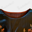 Gambiered Canton Silk Long Dress - 「暮楓暉染」香雲紗長裙