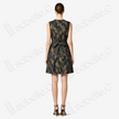 Gambiered Canton Silk Dress - 「墨底鎏斑」香雲紗連衣裙
