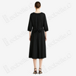 Gambiered Canton Silk Dress - 香雲紗長裙