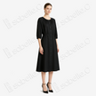 Gambiered Canton Silk Dress - 香雲紗長裙