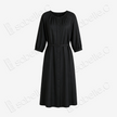 Gambiered Canton Silk Dress - 香雲紗長裙
