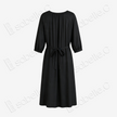 Gambiered Canton Silk Dress - 香雲紗長裙