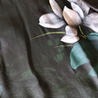 Gambiered Canton Silk Hand‑Painted Dress - 「墨荷曉露」香雲紗手繪裙