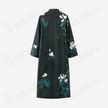 Gambiered Canton Silk Hand‑Painted Dress - 「墨荷曉露」香雲紗手繪裙