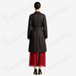 Jacquard Gambiered Canton Silk Shirt‑Dress, Leather‑Finish - 重緞香雲紗提花長外套