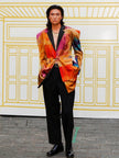 Original Satin Gambiered Canton Silk Handmade Blazer