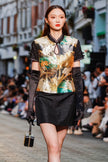 Haute Couture Gold-foil Kesi Tapestry Dress - 金箔底緙絲短裙