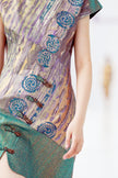 Haute Couture Glass-Inlay Kesi Tapestry Dress - 「左玻璃綴」緙絲手工禮裙
