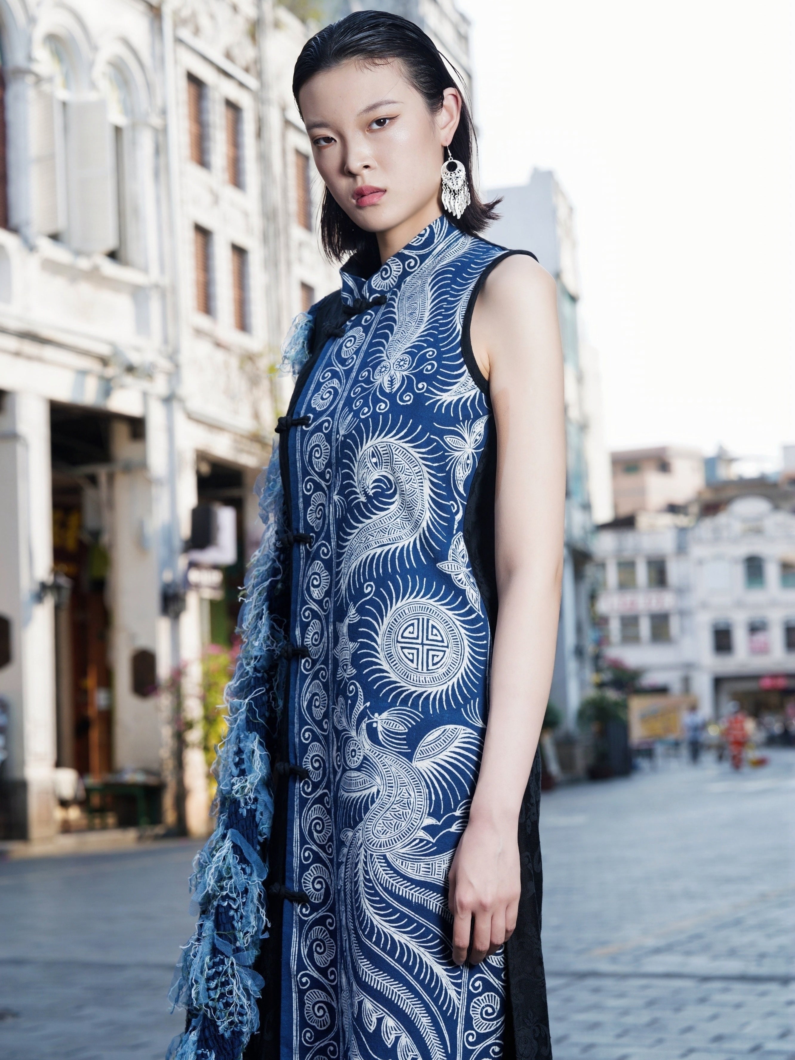Batik Patchwork Dress
