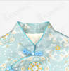 Kid's Song Brocade Stand-up Collar Qipao-style Top