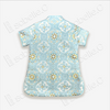 Kid's Song Brocade Stand-up Collar Qipao-style Top