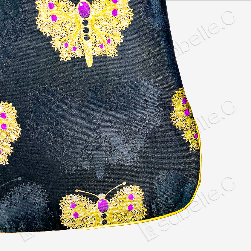 Kid's Song Brocade Stand-up Collar Qipao-style Top