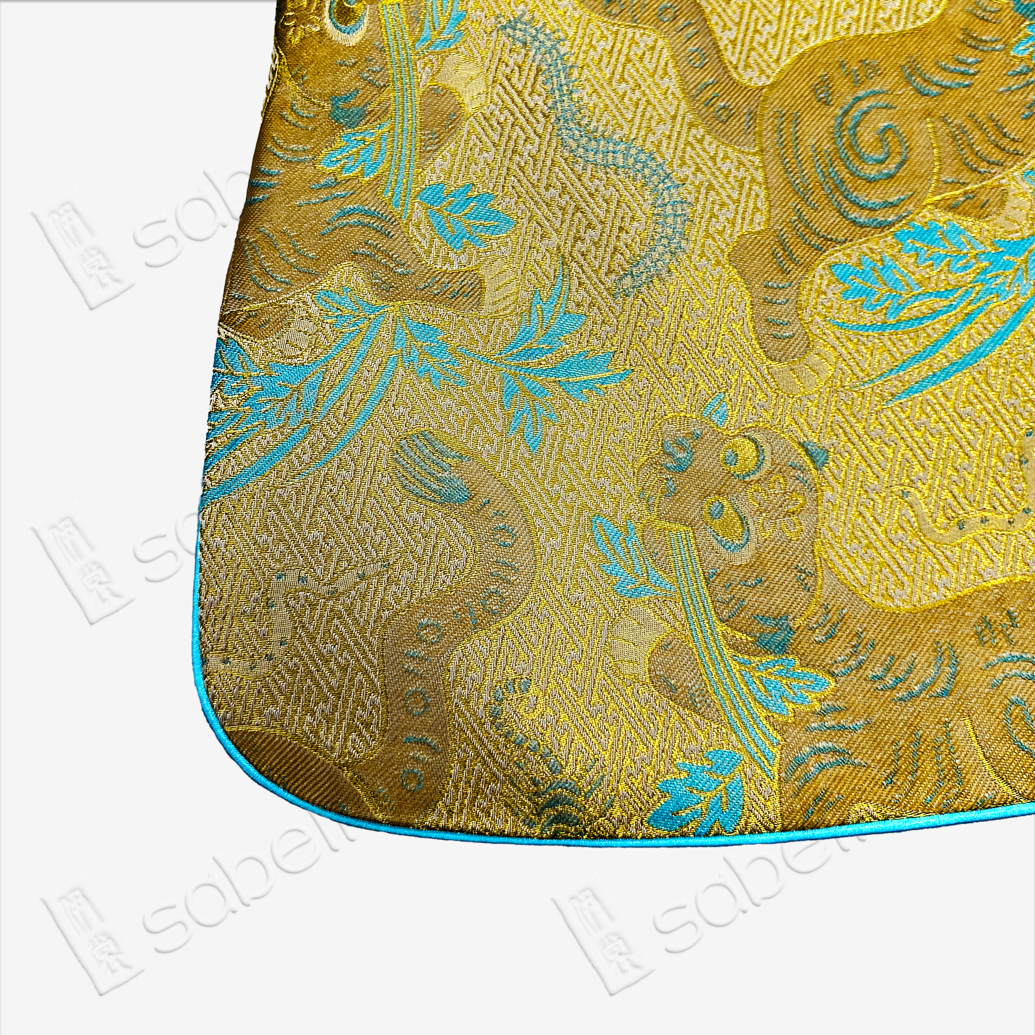 Kid's Song Brocade Stand-up Collar Qipao-style Top