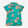 Chang Rong Velvet Cheongsam Top for Kids