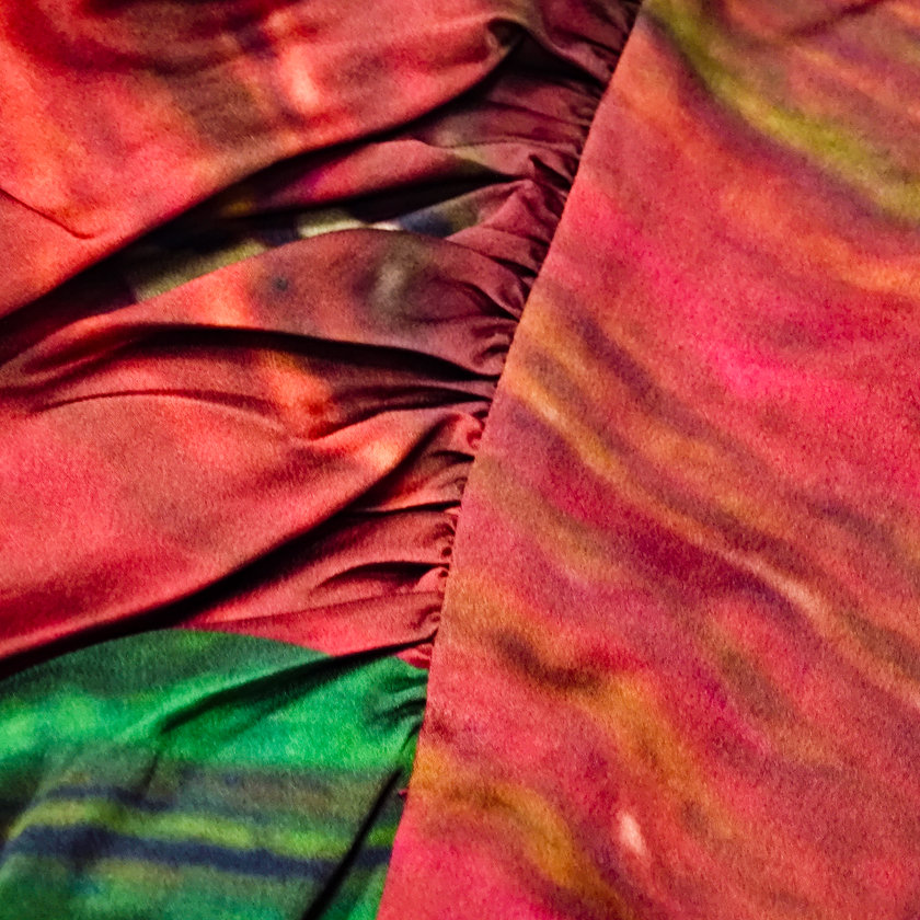 Original Gambiered Canton Silk Kidswear Dress
