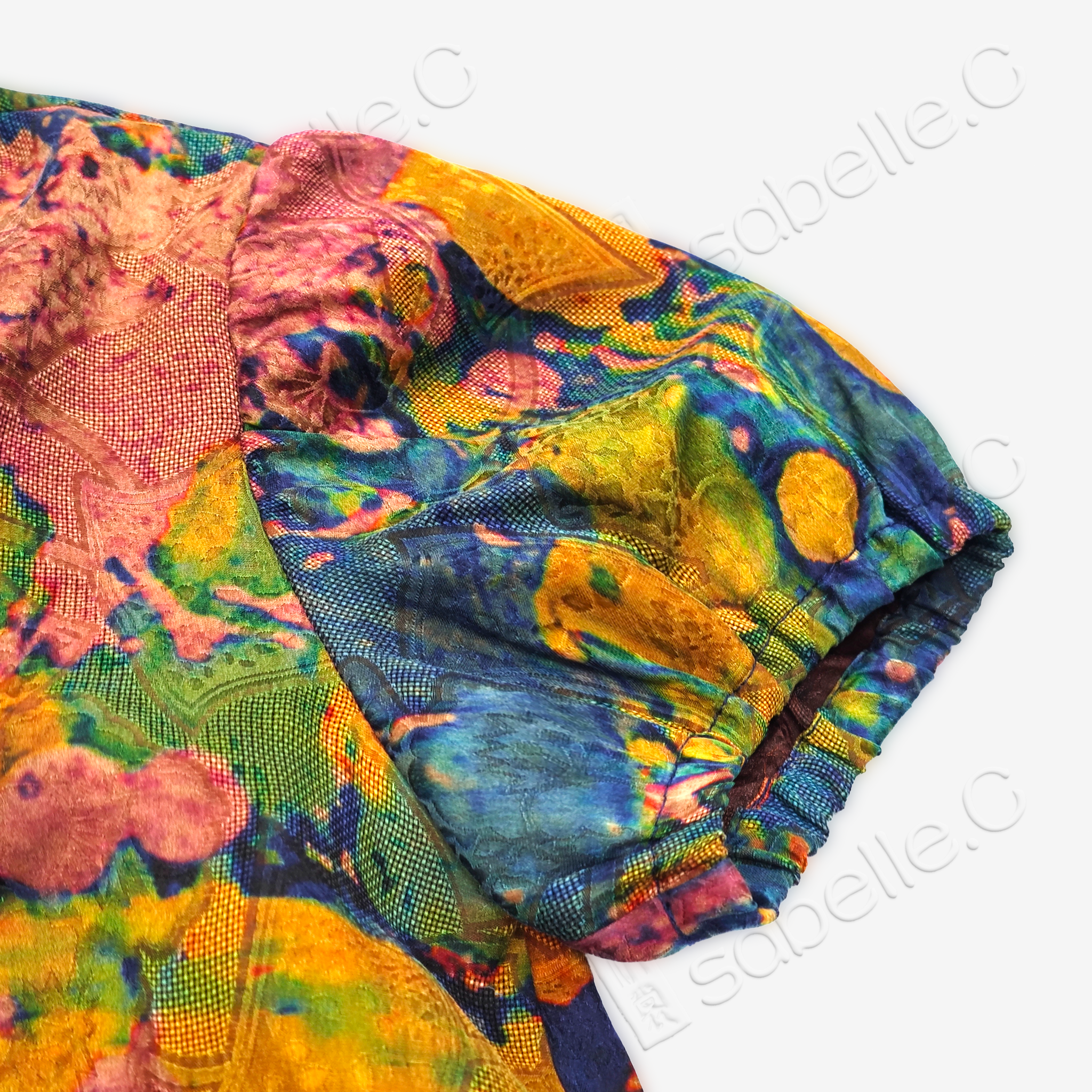 Original Gambiered Canton Silk Kidswear Dress