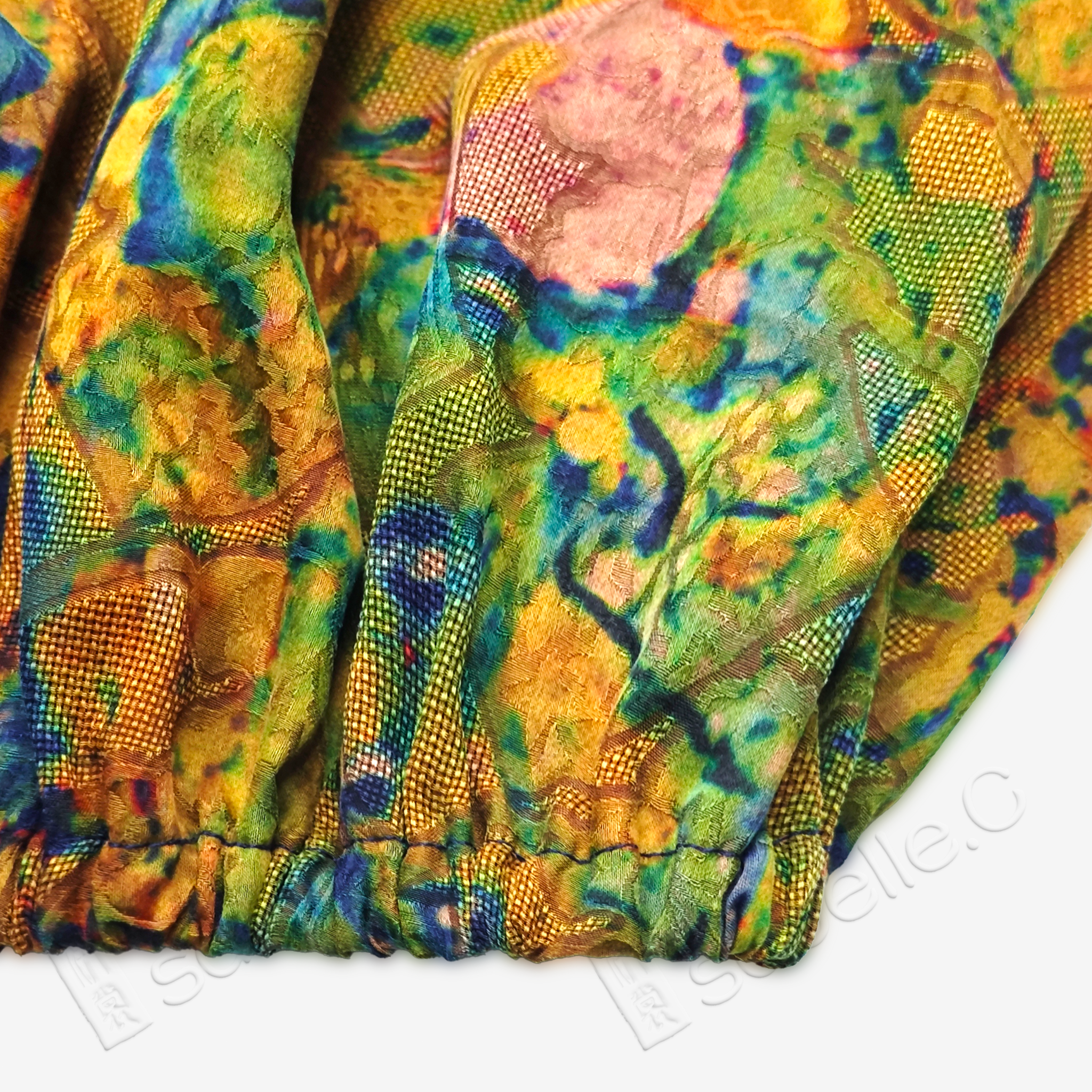 Original Gambiered Canton Silk Kidswear Dress