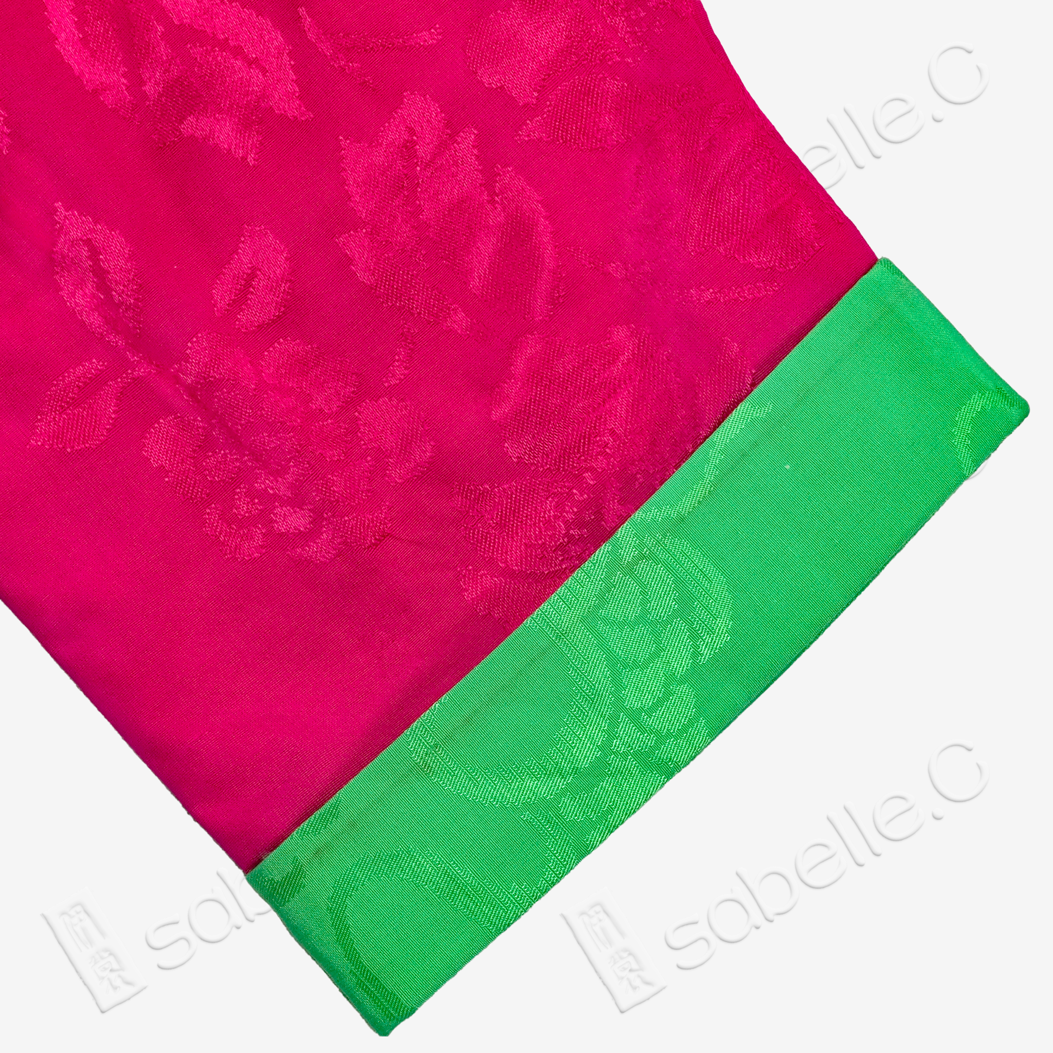 Silk Wide-Leg Embroidered Suit