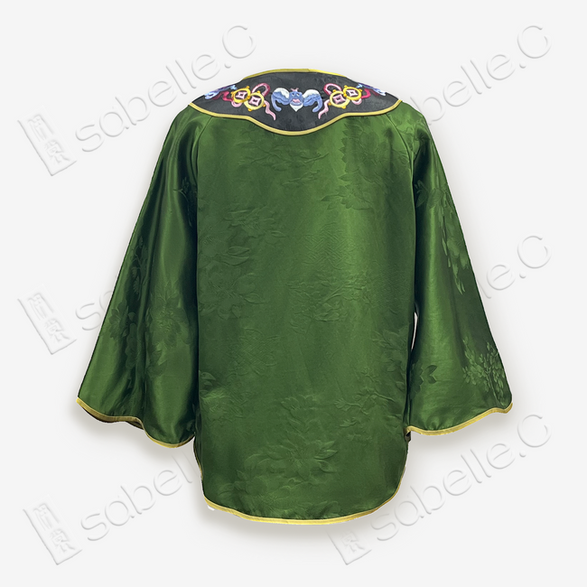 Gambiered Canton Silk Top