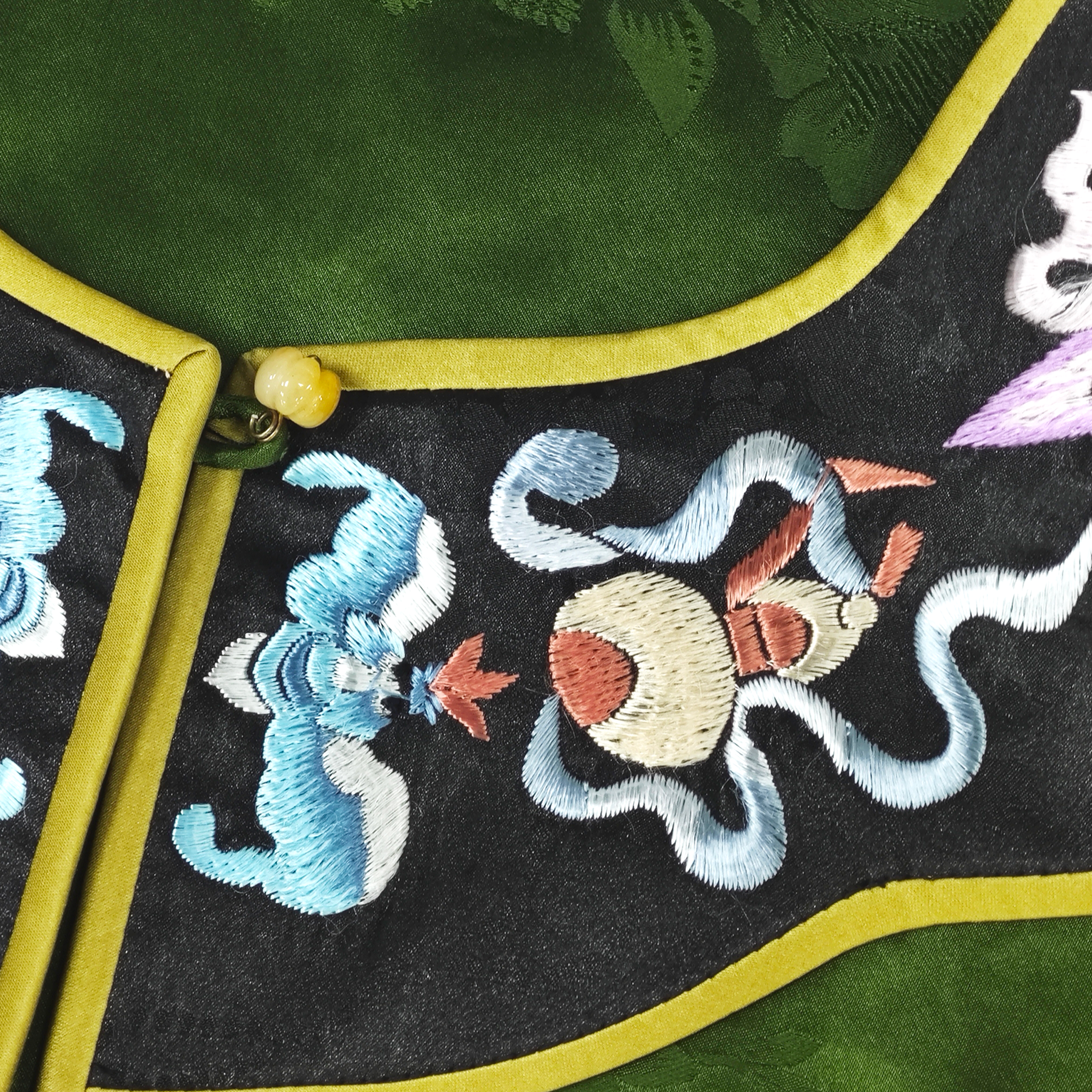 Gambiered Canton Silk Top