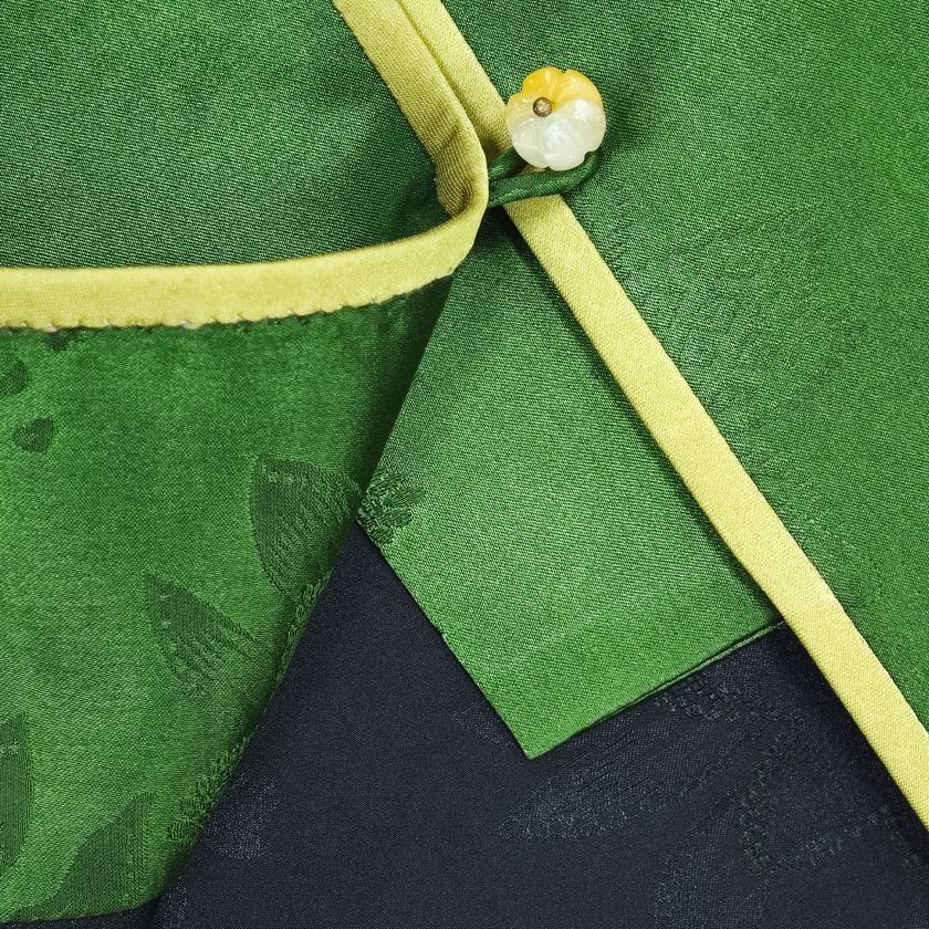 Gambiered Canton Silk Top