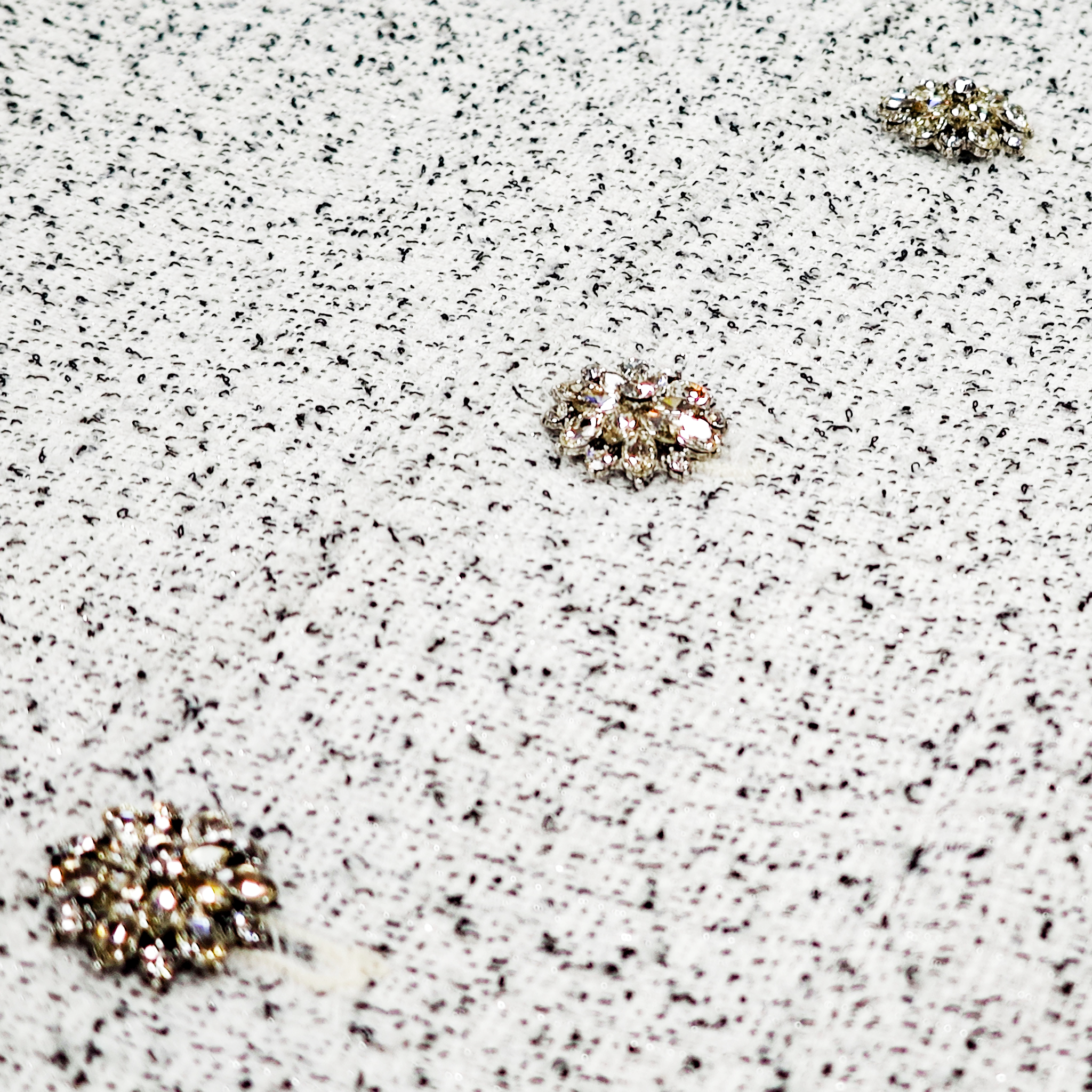 Tweed Round Neck Coat