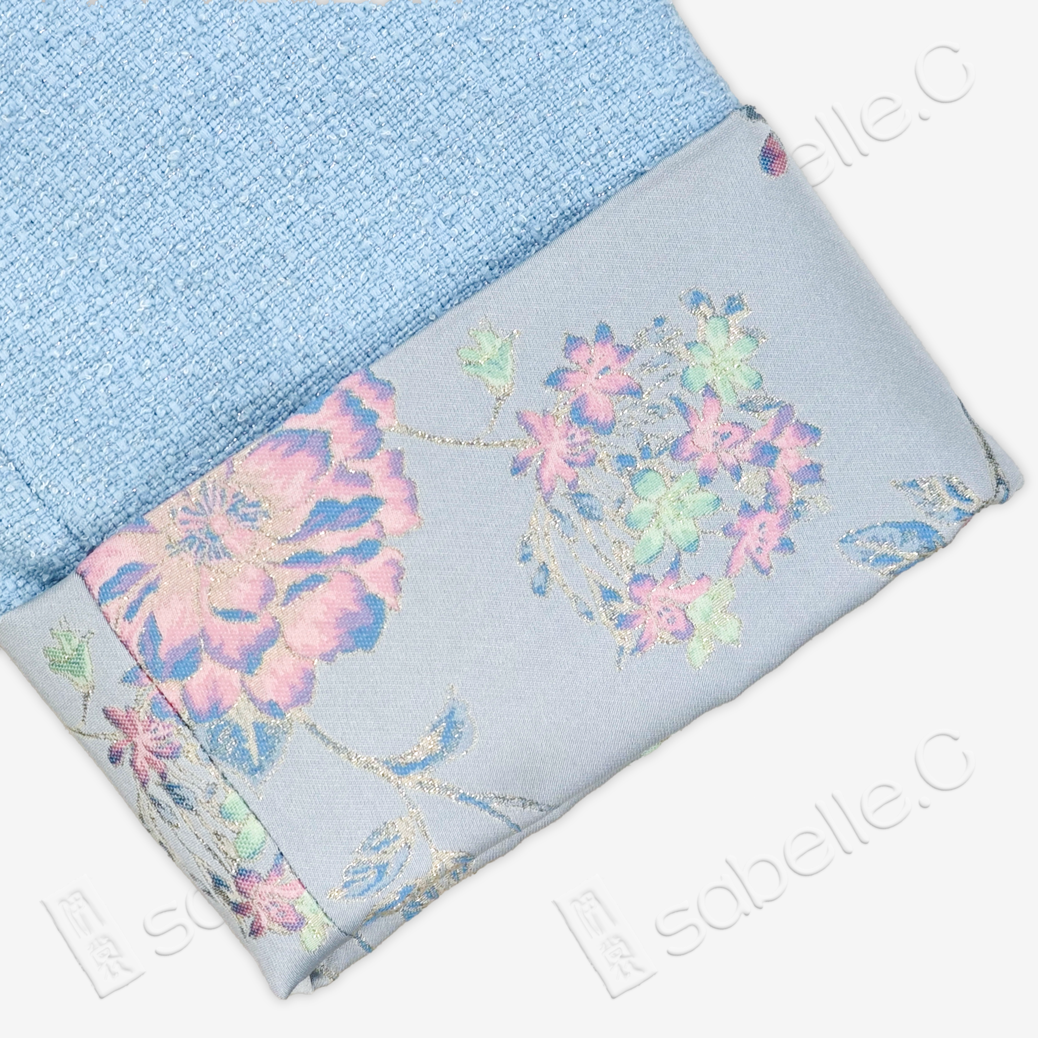 Tweed Knit Jacket with Song Brocade Cuffs