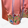 Silk Satin Chinese Traditional Jacket w Colorful Hand Embroidery