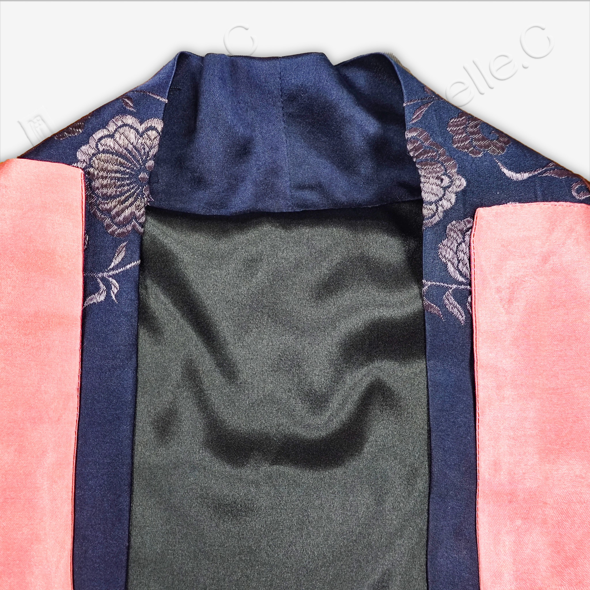 Patchwork-style silk Jacket