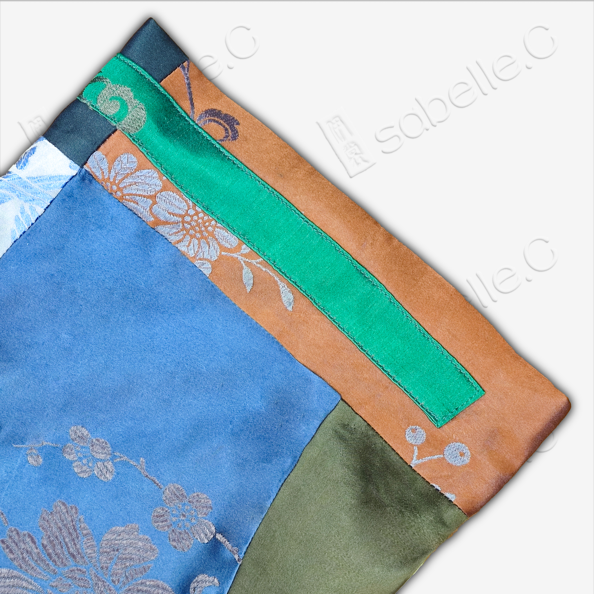 Patchwork-style silk Jacket