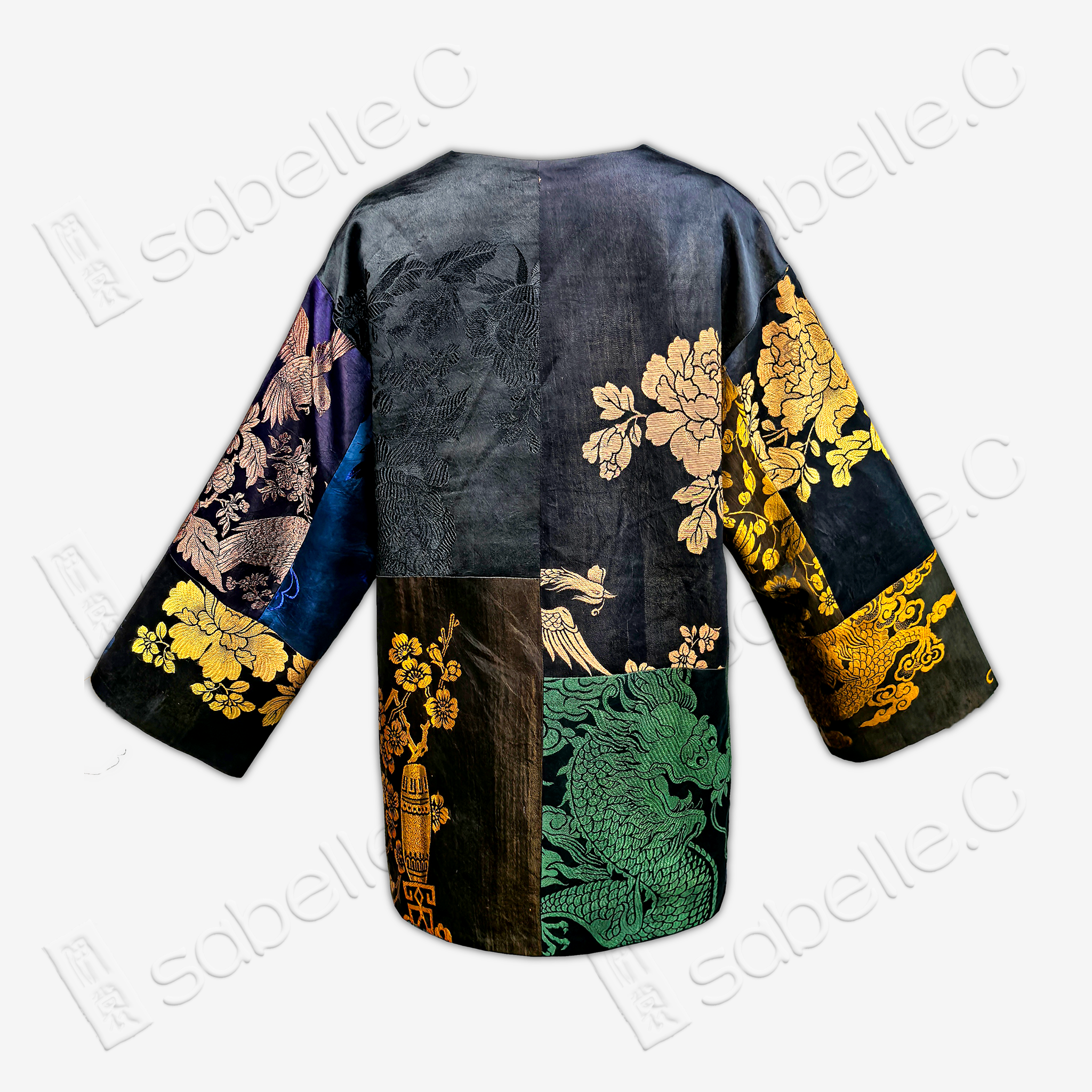 Patchwork Brocade Chinese-style Loose Coat