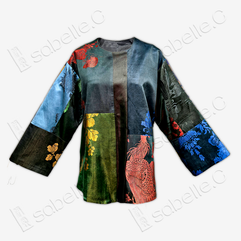 Patchwork Brocade Chinese-style Loose Coat