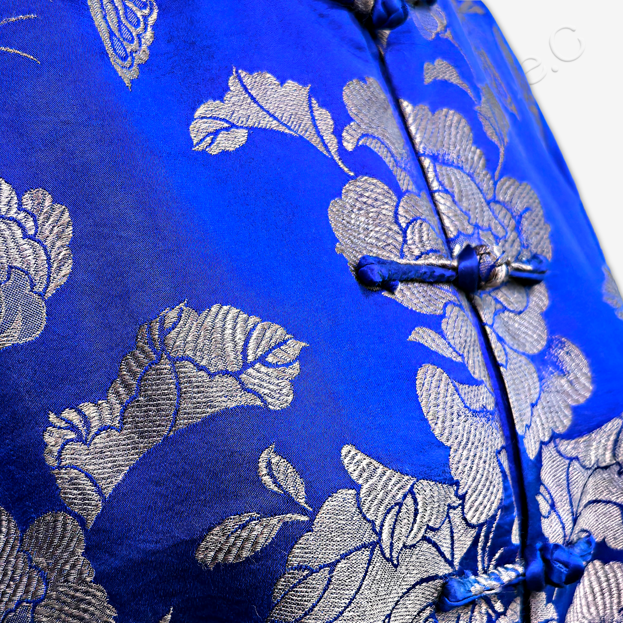 Satin Brocade Mandarin Collar Chinese Jacket