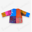 Patchwork-style Vintage Silk Jacket
