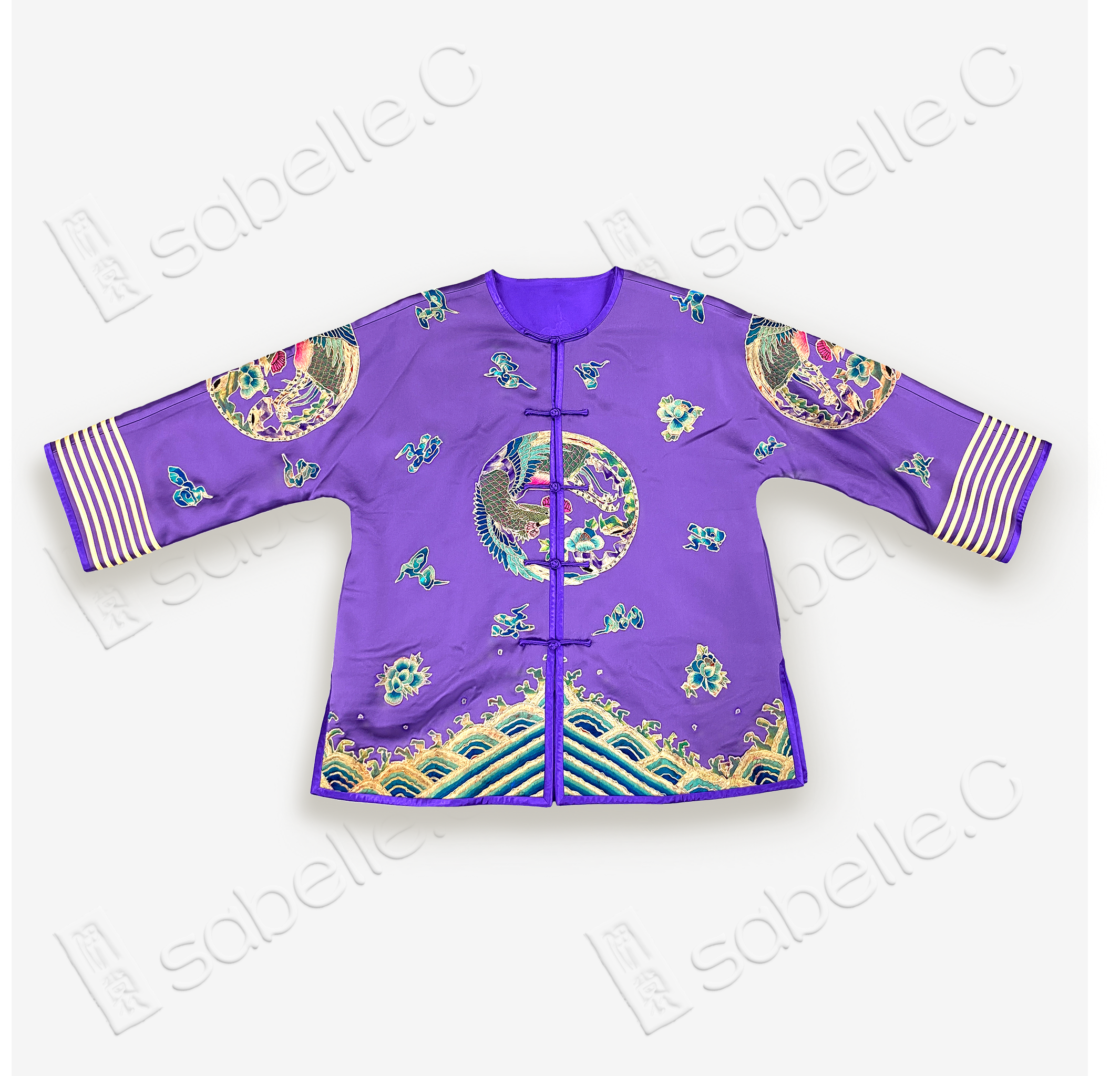 Vintage Embroidery Silk Jacket