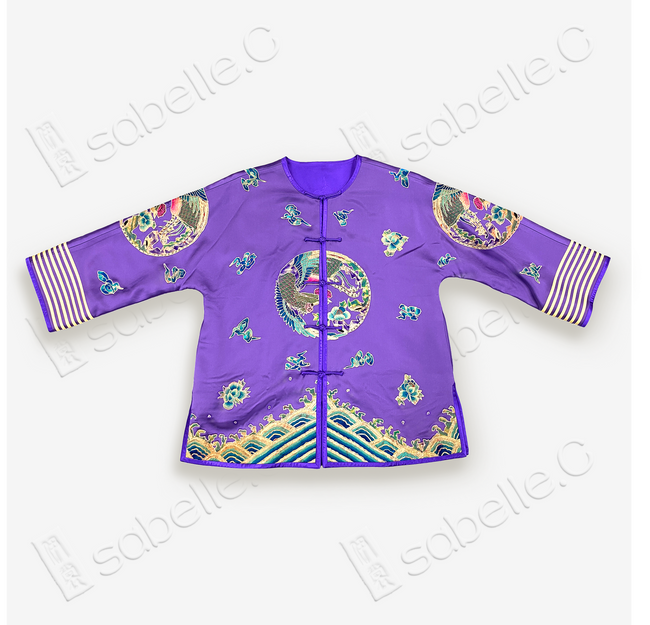 Vintage Embroidery Silk Jacket