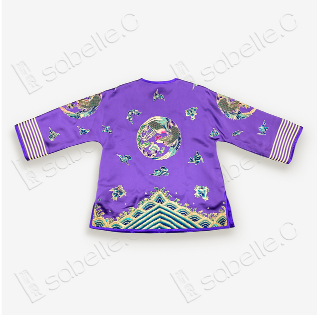 Vintage Embroidery Silk Jacket