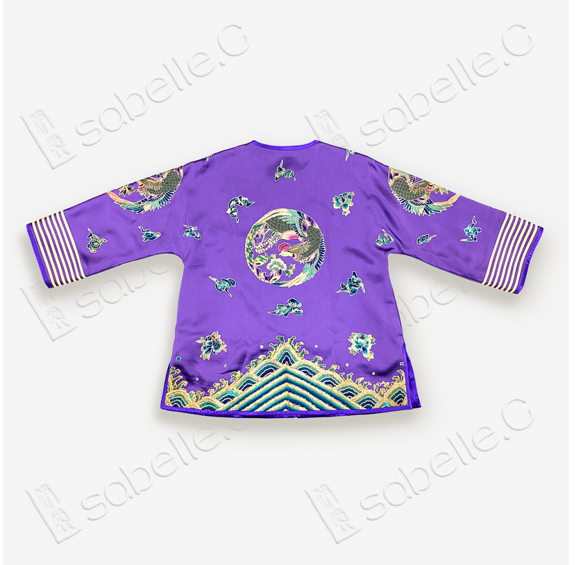 Vintage Embroidery Silk Jacket