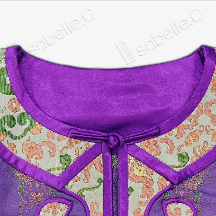 Chinese-style Vintage Silk Topcoat