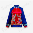 Chinese-style Embroidered Silk Bomber Jacket