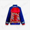 Chinese-style Embroidered Silk Bomber Jacket
