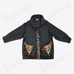 Vintage Embroidery Black Bomber Jacket