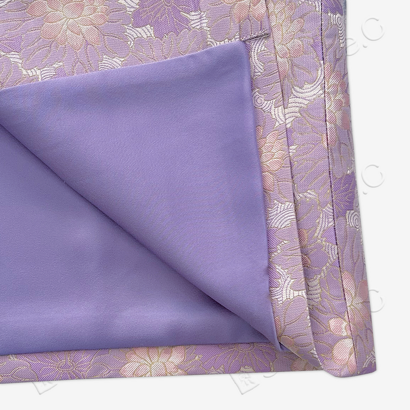 Silk Satin Floral Pattern Chinese Short Coat